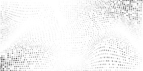 Abstract grunge halftone gradient background. Faded grit noise texture. White and black sand wallpaper design abstract modern