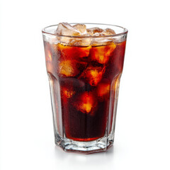 Iced americano brings chilled delight. Feeling refreshed by cold refreshment