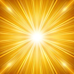 Obraz premium Dynamic Golden Light Burst Energy Background