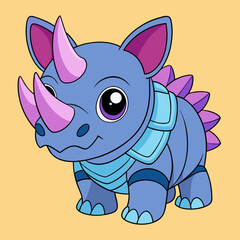 animal, cartoon, illustration, vector, elephant, cute, rhino, mammal, cat, rhinoceros, pig, funny, happy, dog, wildlife, wild, character, zoo, art, drawing, isolated, fun, smile, pink, clipart