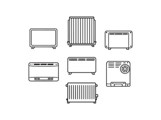 Wall hook outline vector art for interior decoration