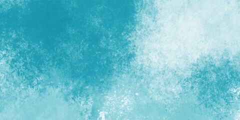Textured blue artistic wall with watercolor paint effect

