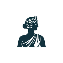 Classic goddess logo