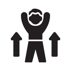 Motivation Vector Icon which can easily modify or edit