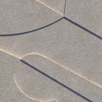 abstract 3d render object minimal extruded geometrical product background stucco cream beige colors rendering background scene wall frame 3d illustration product render inclined 2