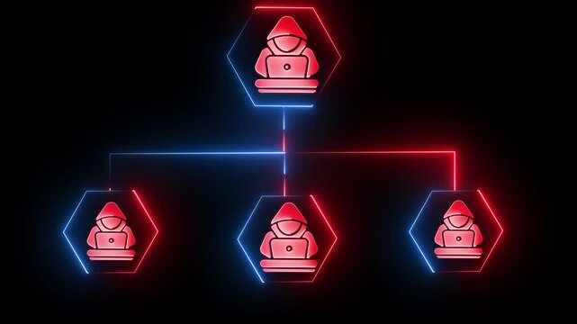 hacker icon vector for cybersecurity, digital threat, and online data breach concepts