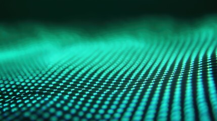 Abstract Green Wave Patterns in Modern Design