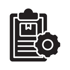 Order processing Vector Icon which can easily modify or edit