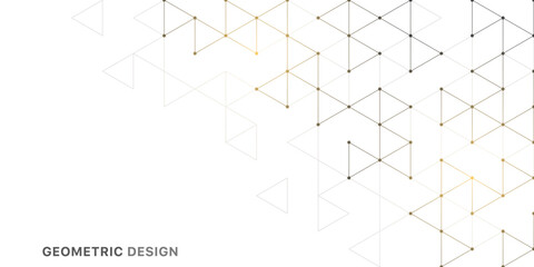 Abstract vector background with a geometric pattern of triangle shapes. Graphic design element 