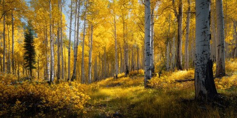 Fototapeta premium autumn in the woods