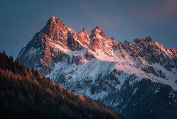 Obraz premium sunrise over the mountains