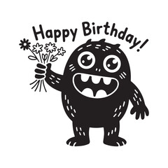 cartoon zombie monster