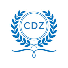 Obraz premium Royal Shield Logo with Wings and Crown – CDZ Elite Security or Premium Brand Identity Design 