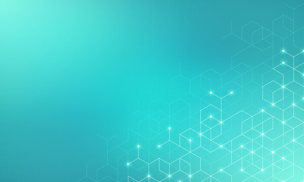 Abstract vector background with simple geometric figures and dots. Graphic design element and polygonal shape pattern