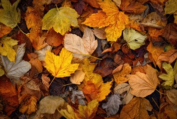 Fototapeta premium autumn leaves background