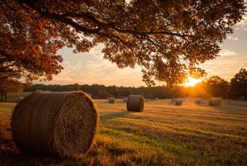 bales of hay