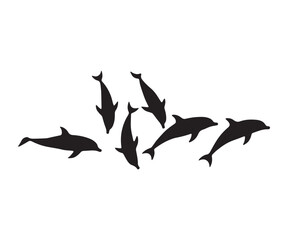 Editable Dolphin EPS Files | Perfect for Logos, T-shirt Designs & Eco-Friendly Campaigns.