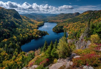 fall in the mountains