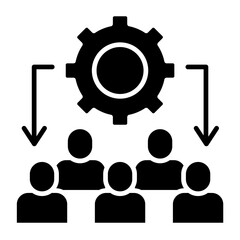 Bpo  Icon Element For Design
