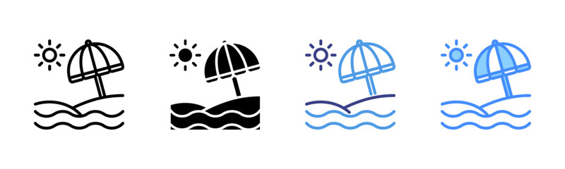 Beach Umbrella Icon