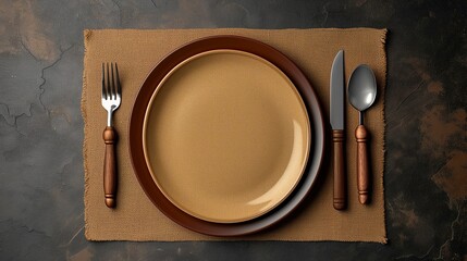 Elegant Table Setting Mockup