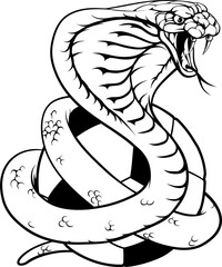 Cobra Snake Soccer Football Animal Team Mascot