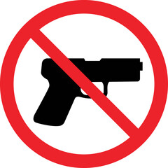 No guns allowed