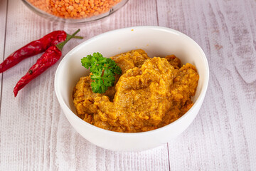 Indian cuisine - Lentil vegan dal