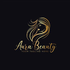 natural beauty logo design for cosmetic brand. spa logo. salon logo.