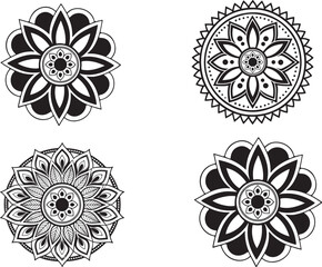 high quality vector mandala design