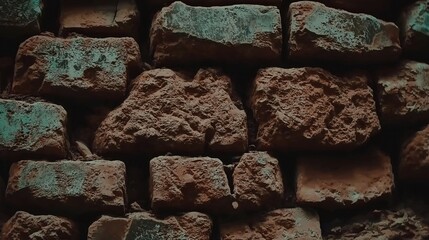 Textured Rustic Brick Wall