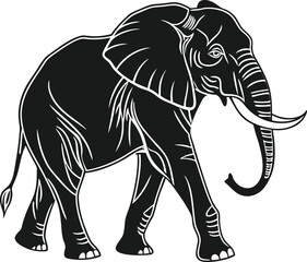 vector illustration of an elephant