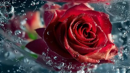 Romantic Red Rose with Water Droplets Close-Up.mp4 is a high-resolution animated visual ideal for cinematic scenes, AI concepts, spiritual storytelling, or travel content creation.