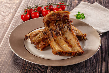 Steamed pork ribs with spices