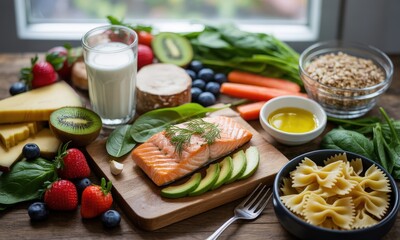 Assortment of Nutritious Foods