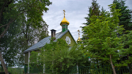 Orthodox church in the village of Zhukovka, Minsk , Belarus