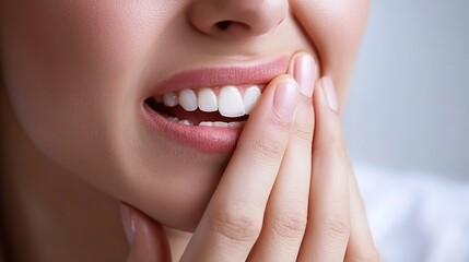 Obraz premium Dentist explains toothache using a diagram for patient education in a dental office during consultation