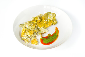 Super food. An omelet with Wolffia globosa, the nutrient rich plant. High quality plant protein,...