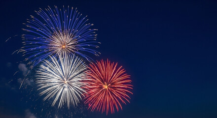 happy Independence Day 4th july fireworks in the sky