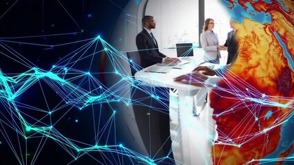 Global business network connecting professionals worldwide - Powered by Adobe