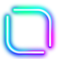 Neon Frame Border