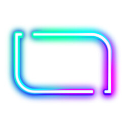 Neon Frame Border