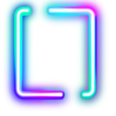 Neon Frame Border