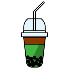 Boba Drink Illustration