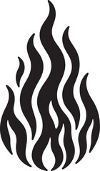 Minimalist black and white icon set featuring a clean silhouette design for versatile graphic applications