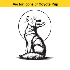 American Badger Black and White Cartoon – Bold Line Art Vector for Tracing or Coloring