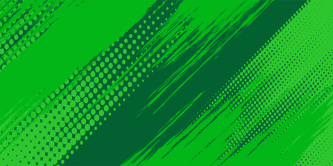 Dots halftone yellow green color pattern gradient texture background.