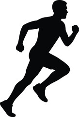 running man silhouette