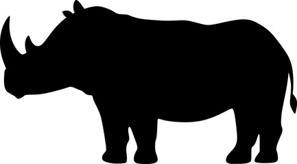 Rhinoceros Silhouette

