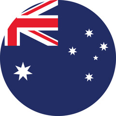 Circular flag of Australia country vector design and digital © Ahmad